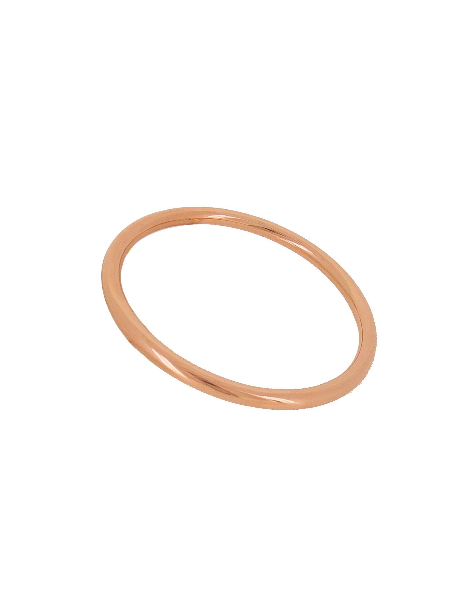 9ct Rose Gold 4mm Traditional Golf Bangle All Sizes