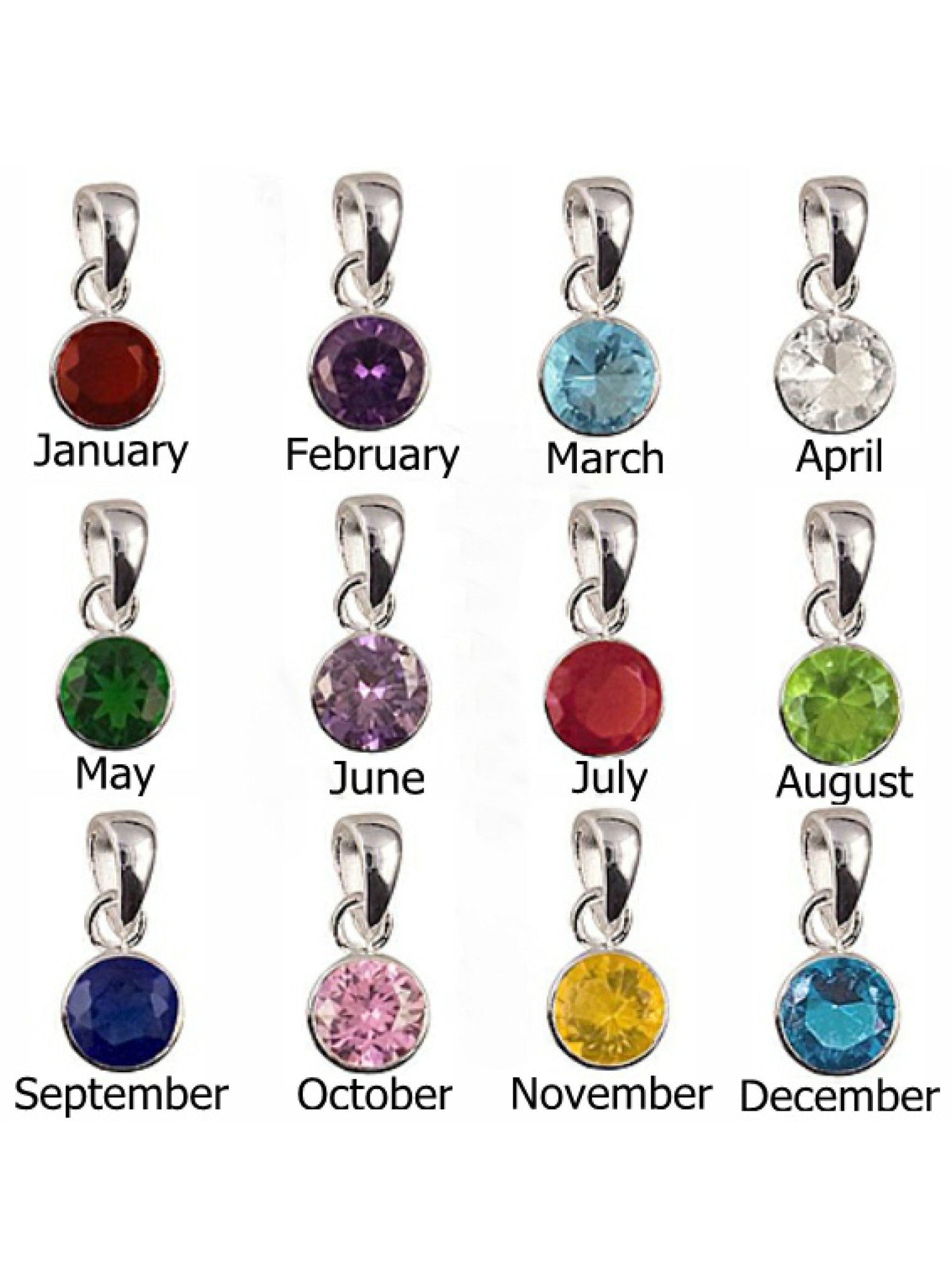 Birthstone Charm -Ch-Birthstone