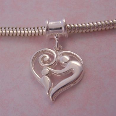 THE JEWEL SHOP MOTHER BABY CHILD BEAD CHARM CB51-KB