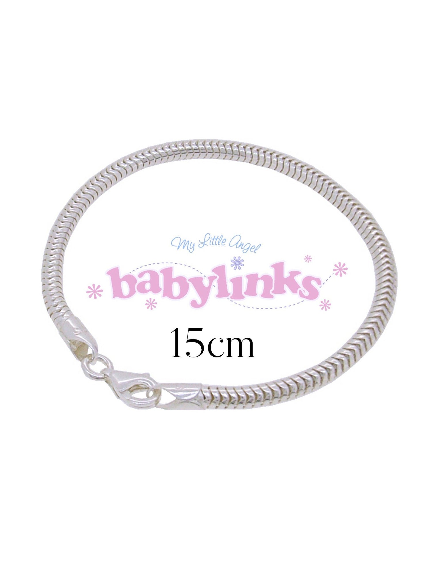 Babylinks Bead Charm Starter Bracelet 15cm