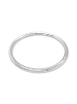 Sterling Silver 4mm Round Golf Bangle All Sizes