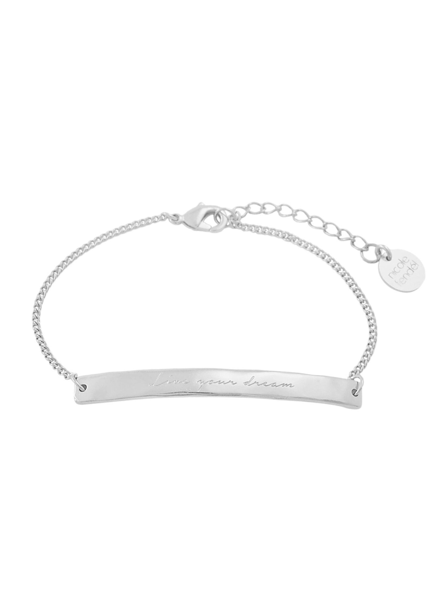 Nicole Fendel Willow Organic Live Your Dream Bar Bracelet
