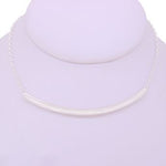 DESIGNER TUBED STERLING SILVER OVAL BELCHER CHAIN NECKLACE All Lengths Available