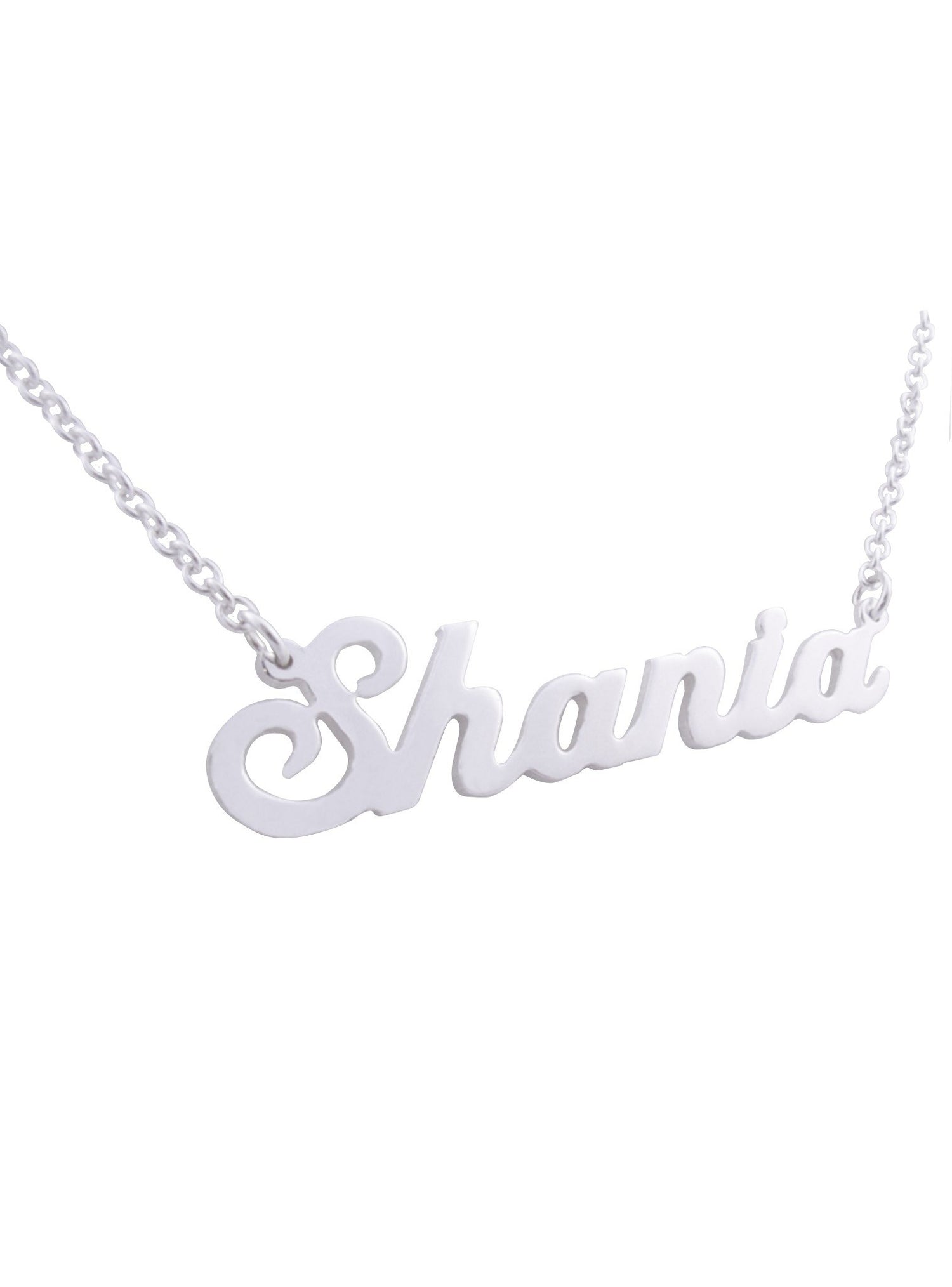 Sterling Silver Script Name Necklaces
