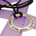 STERLING SILVER MENS and UNISEX 37mm CIRCLE OF LIFE PERSONALISED NAME DESIGN