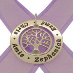 37mm PERSONALISED TREE OF LIFE PENDANT 37mm-KB114-ss