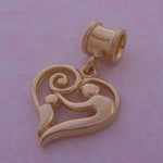 9CT GOLD THE JEWEL SHOP MOTHER BABY CHILD BEAD CHARM CB51-2002