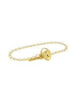 9ct Gold Baby Child Adjustable Size Curb Padlock Bracelet 16cm