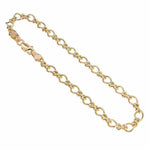 9ct Yellow Gold Figaro Curb Charm Bracelet
