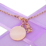 9CT ROSE GOLD 16mm PERSONALISED CIRCLE CUTE TEDDY BEAR BELCHER BRACELET -BLET-16mm-BO1-KB66-9R