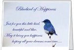 Free Gift Folded Bluebird of Happiness
