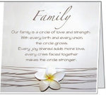 Free Gift Folded Card Our Family