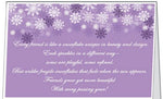 Free Gift Folded Friends are like Snowflakes