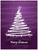 Free Gift Folded Merry Christmas Tree