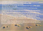 Free Gift Post Card Footsteps in the Sand