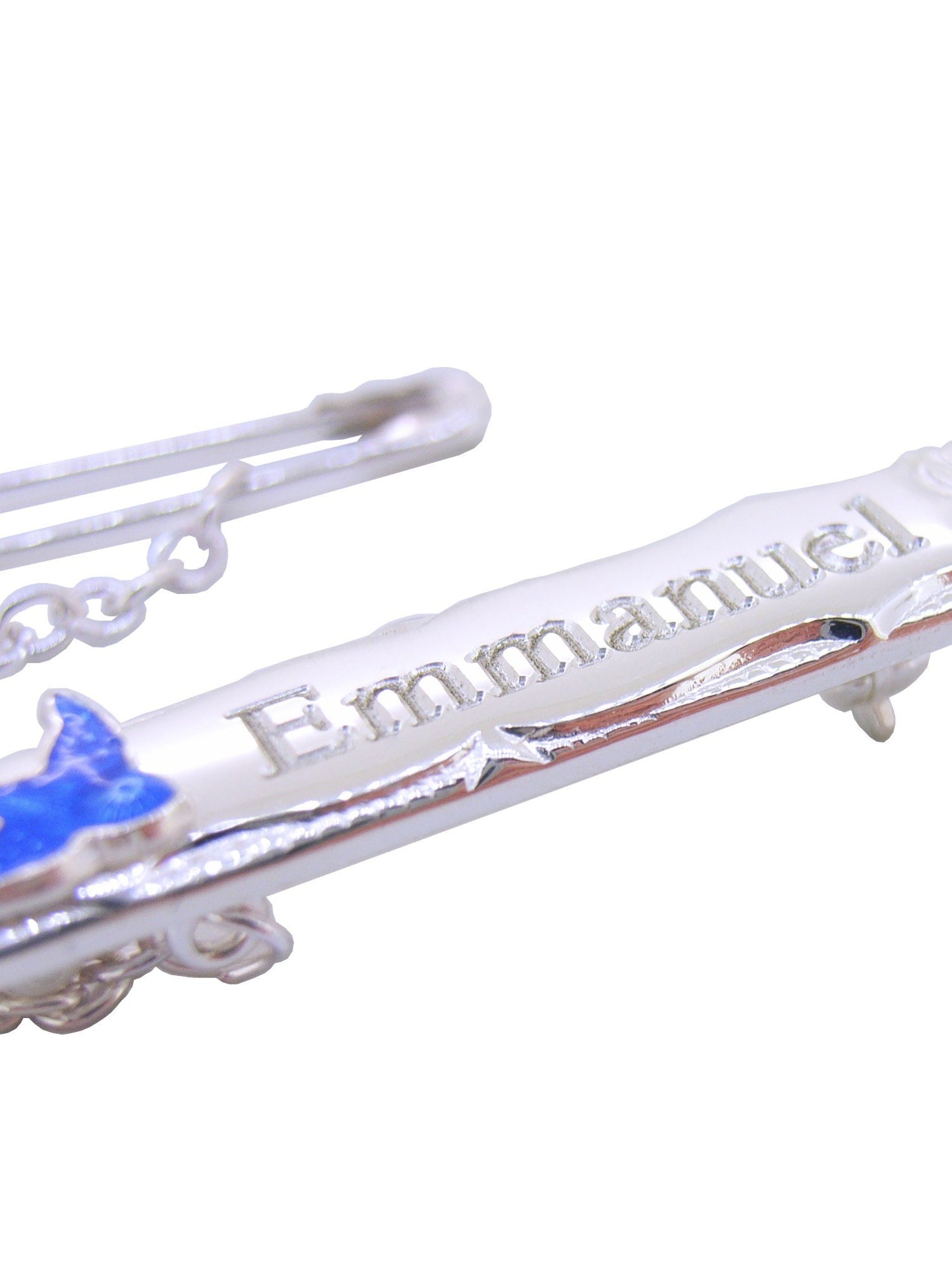 Add a Name to Be Engraved on a Baby Brooch