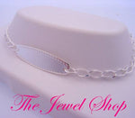 17cm ADJUSTABLE SIZE STERLING SILVER BABY to ADULT IDENTITY BRACELET -BLET_SS_0003
