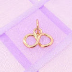 9CT ROSE GOLD 12mm INFINITY SYMBOL DESIGN CHARM