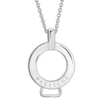 PASTICHE STERLING SILVER 23.5mm CHARM PENDANT ENHANCER DROP 50CM CABLE NECKLACE QJ009_50