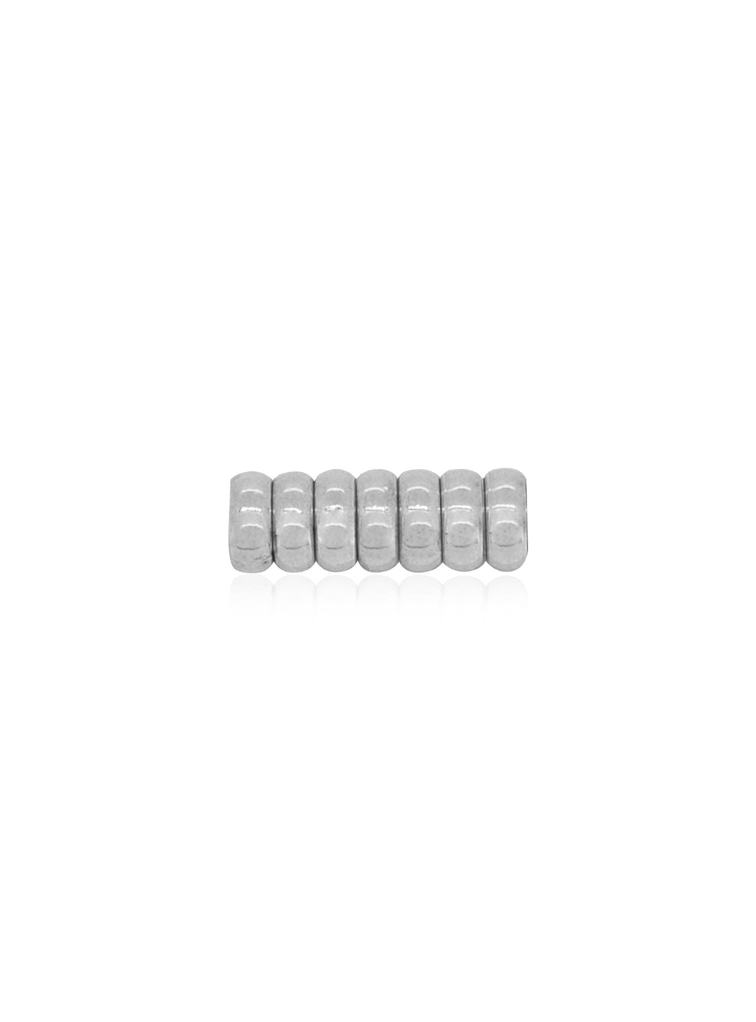 Seven 7 Lucky Rings Charms in 9ct White Gold