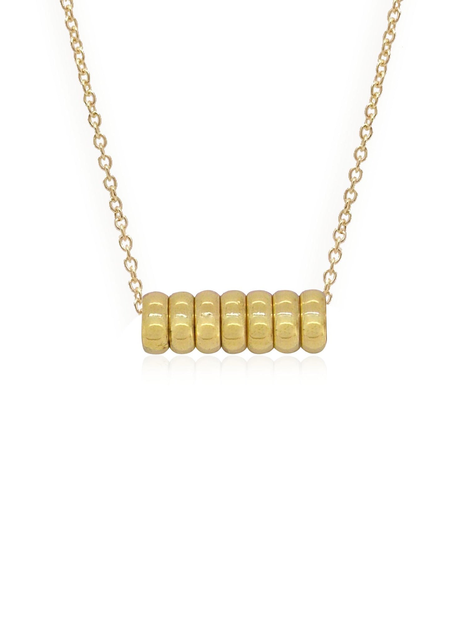 Seven 7 Lucky Rings Charms in 9ct Gold