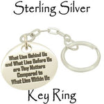 27mm UNISEX TABLET PERSONALISED FAMILY NAME MESSAGE KEY RING