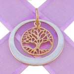 33mm CIRCLE OF LIFE PERSONALISED TREE OF LIFE NAME PENDANT -33mm-KB58-9YJR-KB48