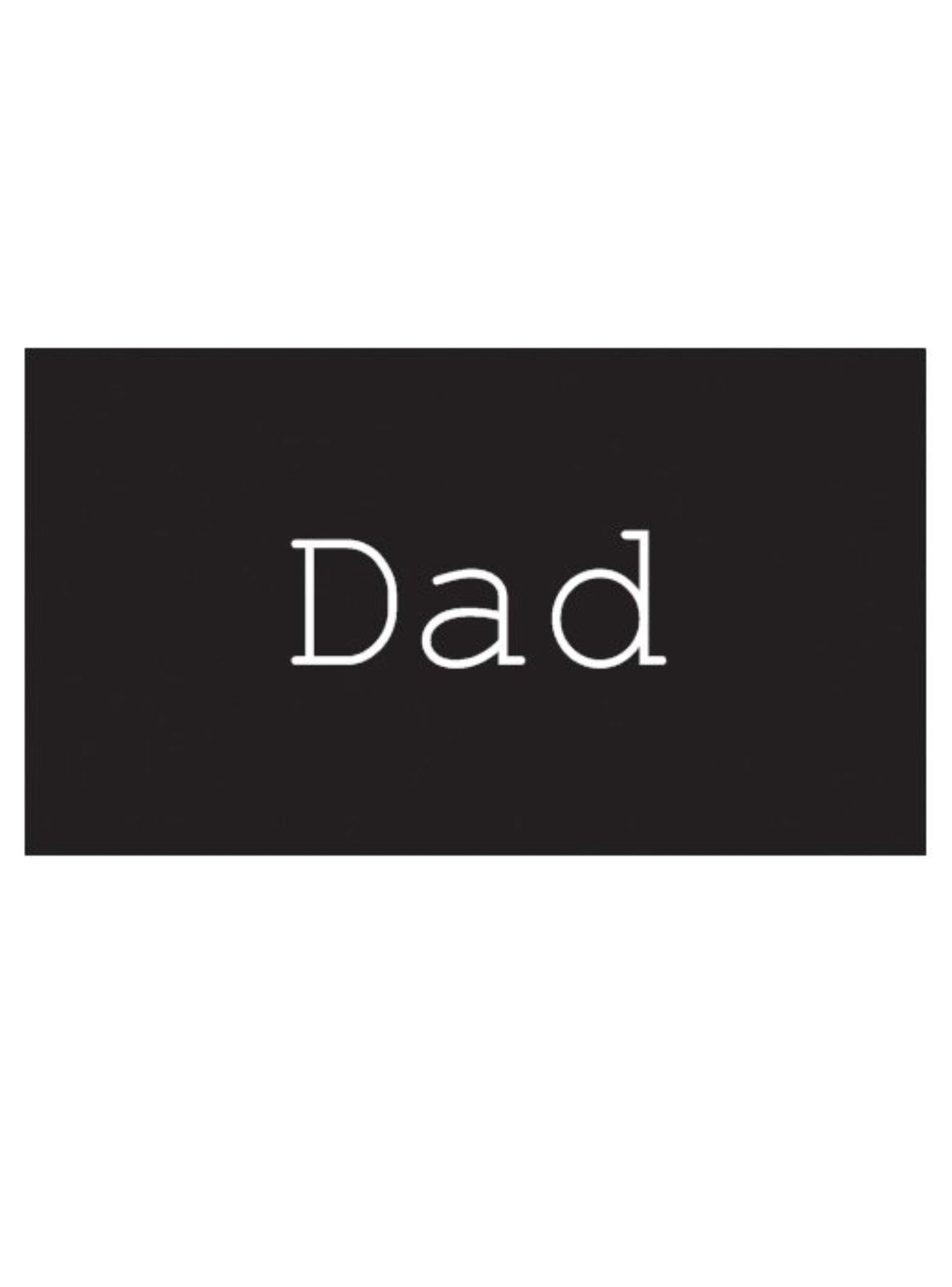 Free Gift Tag Dad