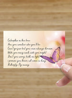 Free Gift Tag Butterfly