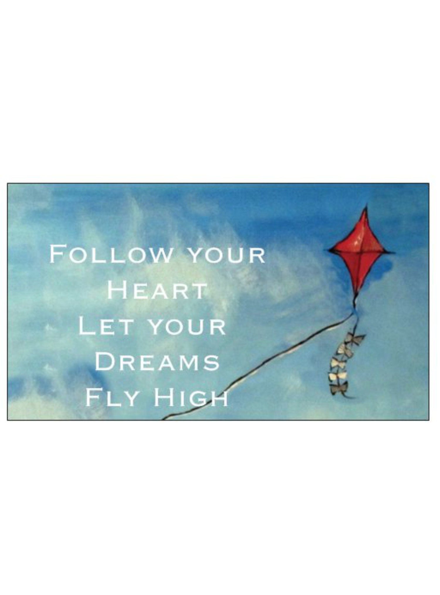 Free Gift Tag Dreams Fly High