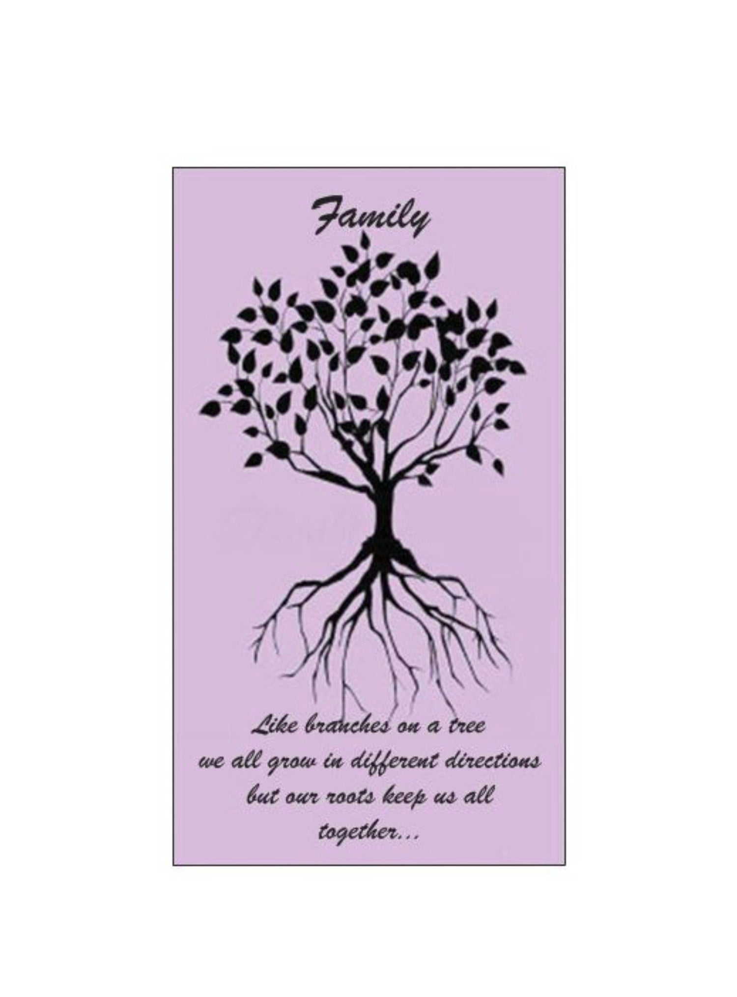 Free Gift Tag Family Roots