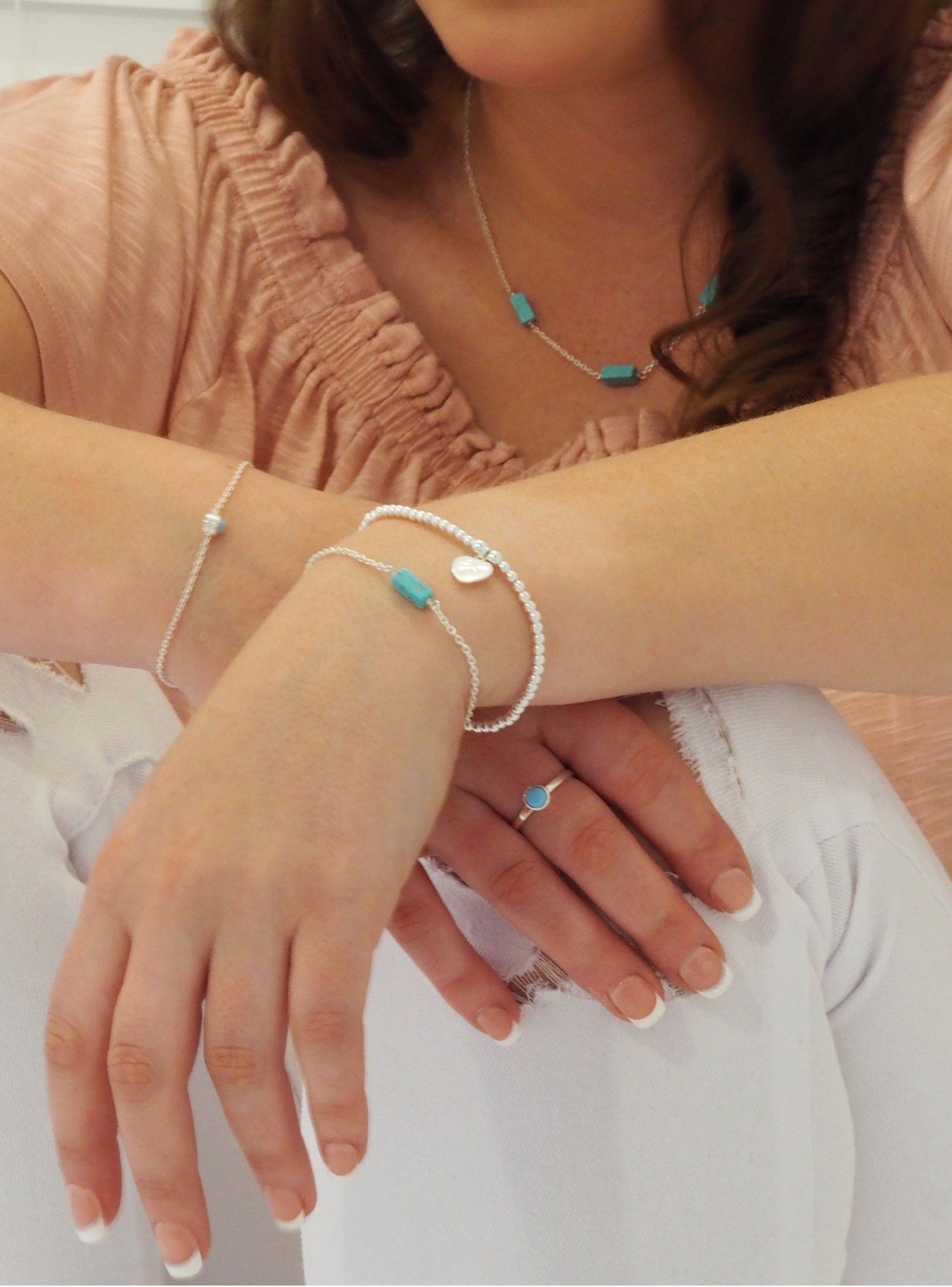 Love Britty Rectangle Seaside Bracelet in Sterling Silver