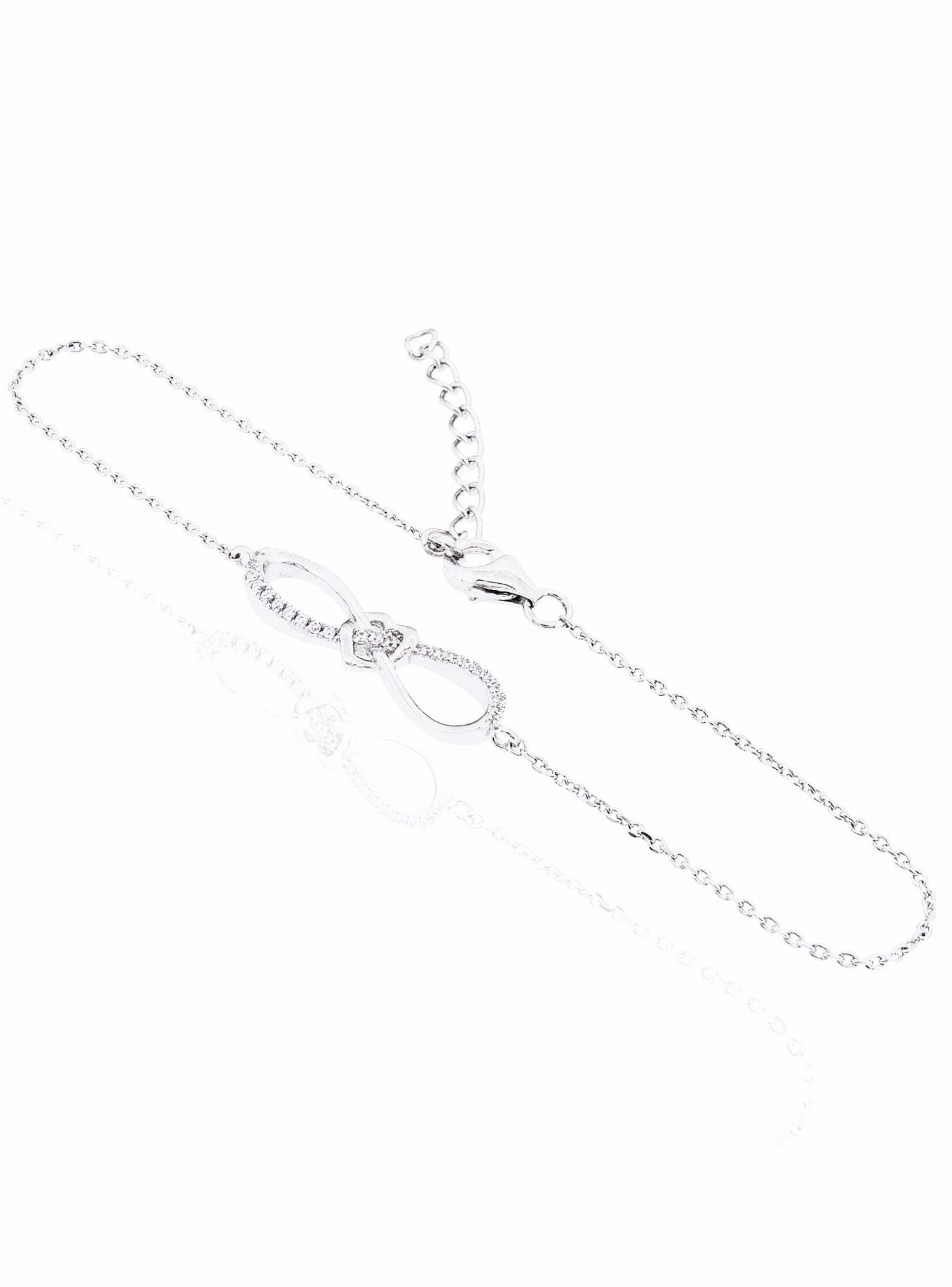 Shelby Infinity Sweet Love Bracelet in Sterling Silver