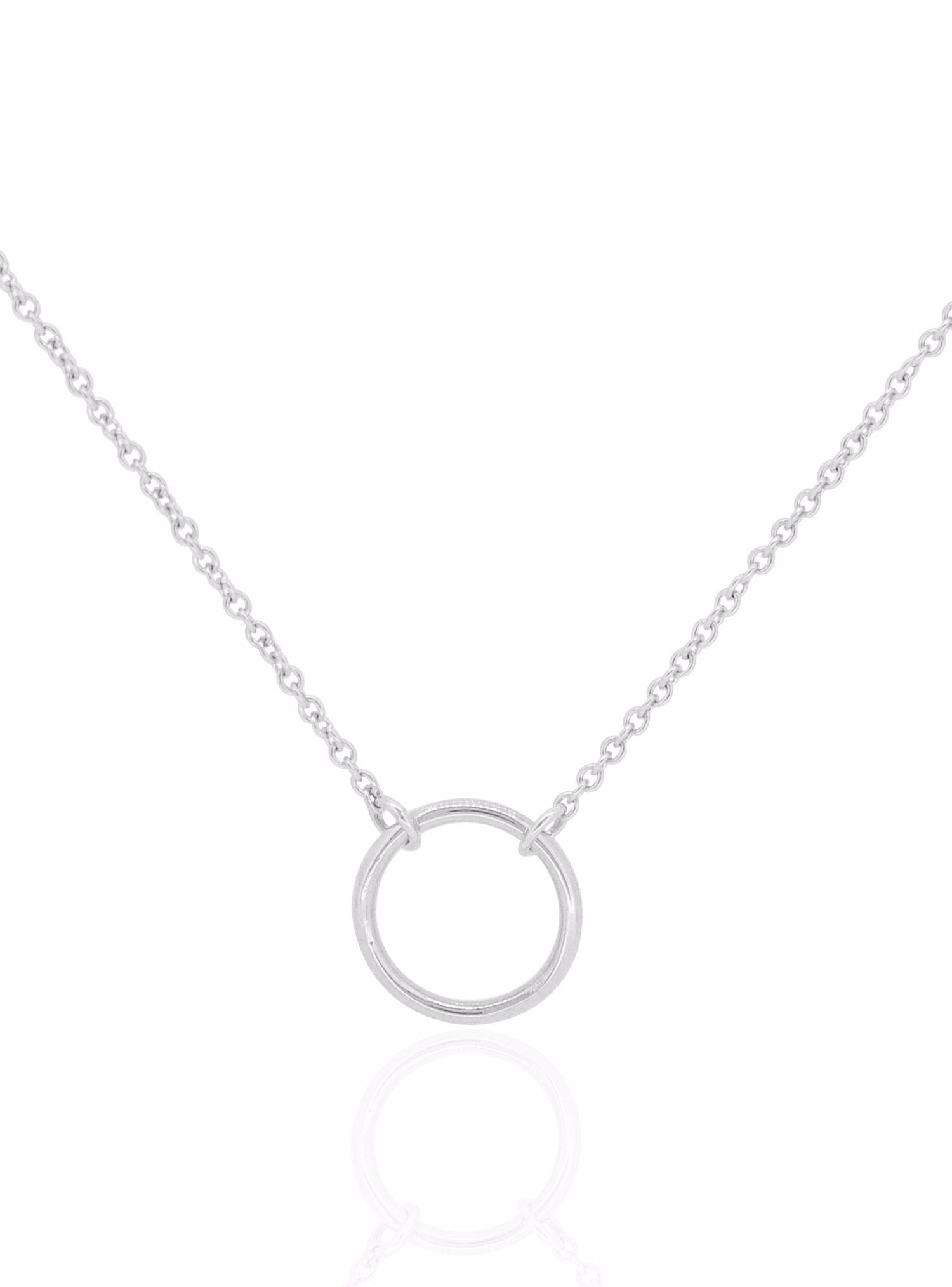Hope Circle Necklace in Sterling Silver