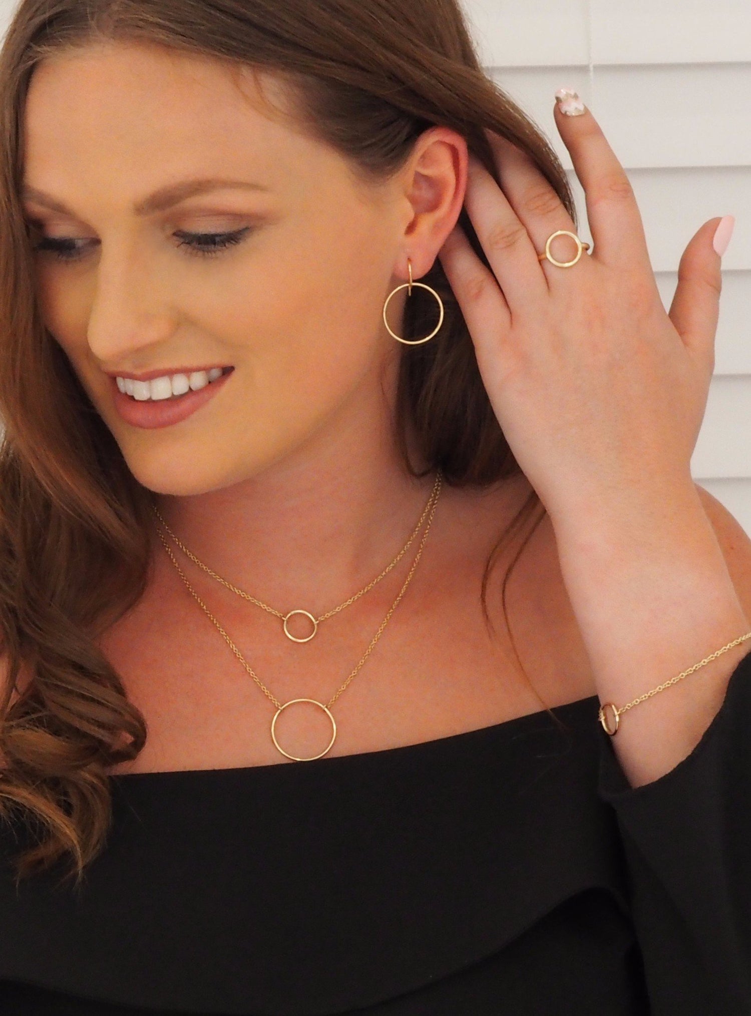 Hope Circle Ring in 9ct Rose Gold