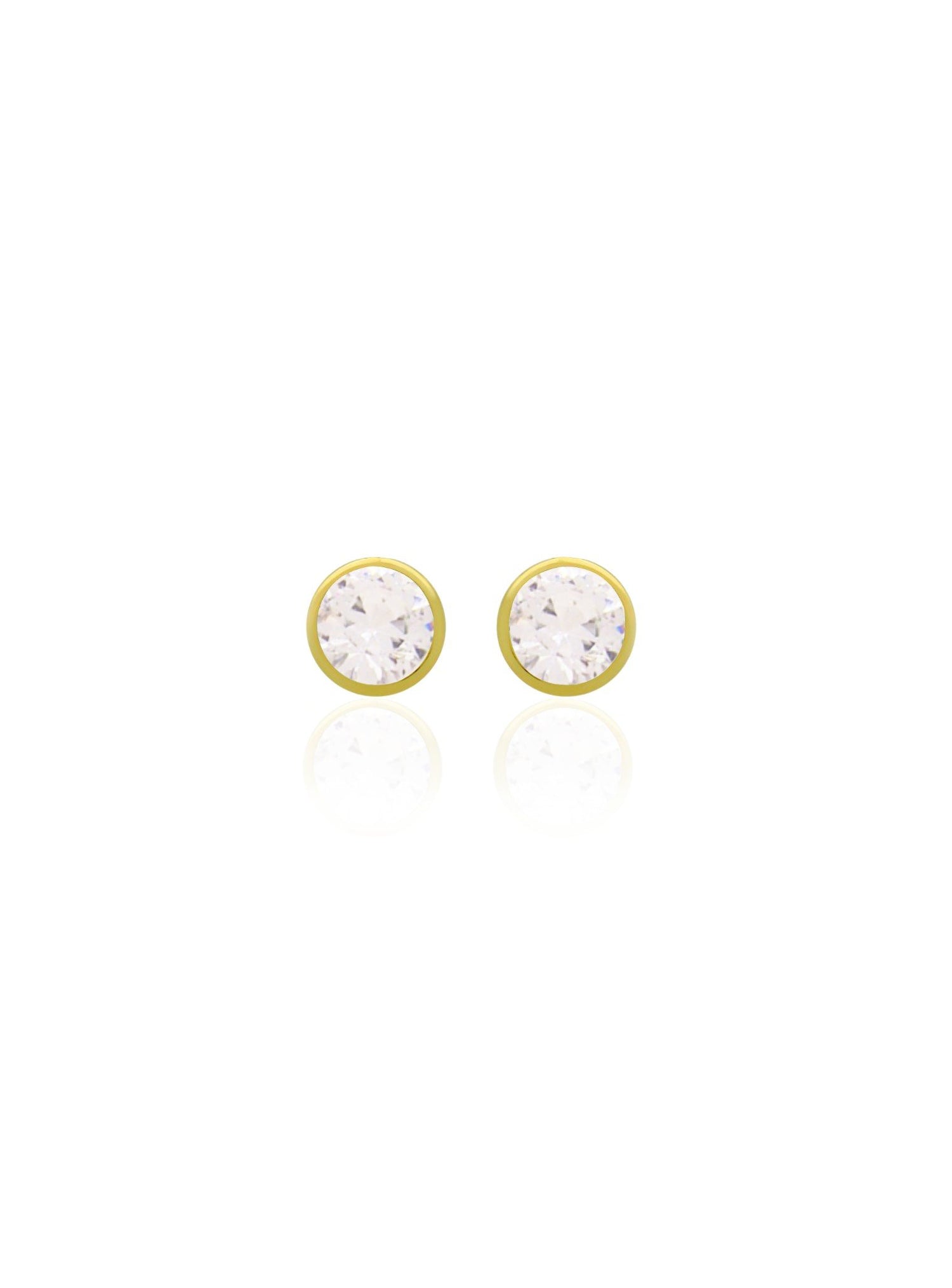 Taylor 3mm Cz Stud Earrings in Gold
