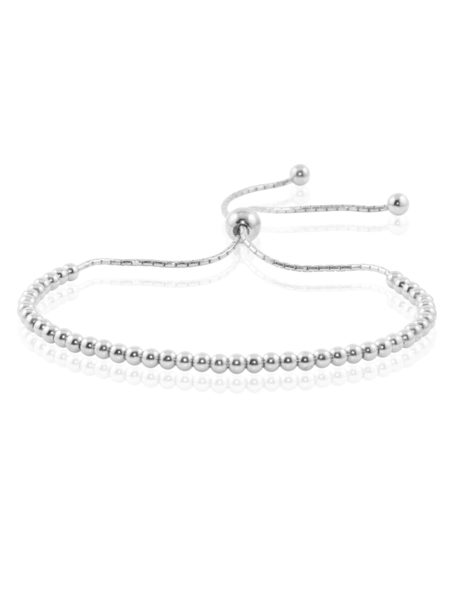 Elise Ball Bead Bracelet in Sterling Silver
