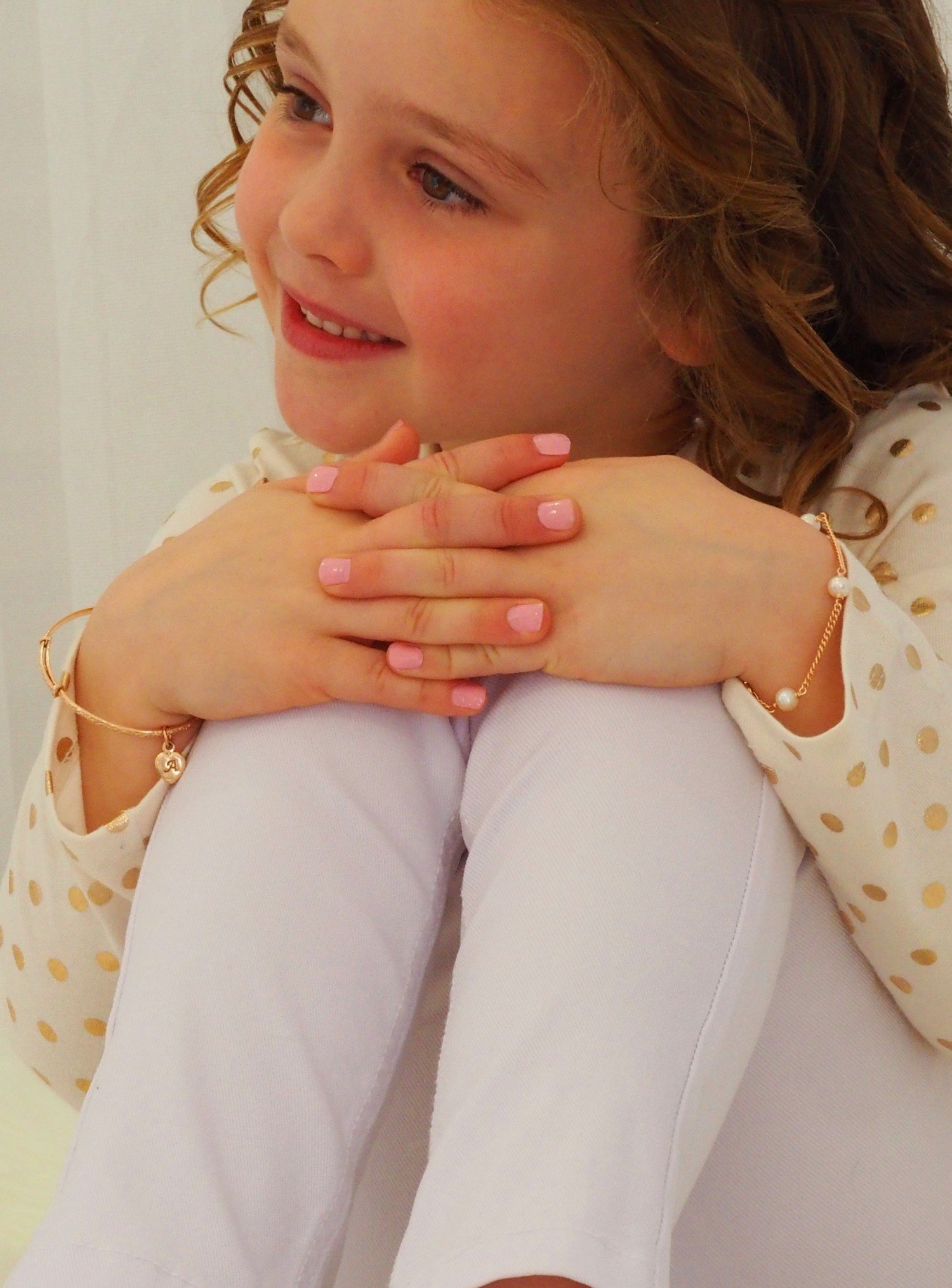 Coco Pearl Bracelet in 9ct Rose Gold