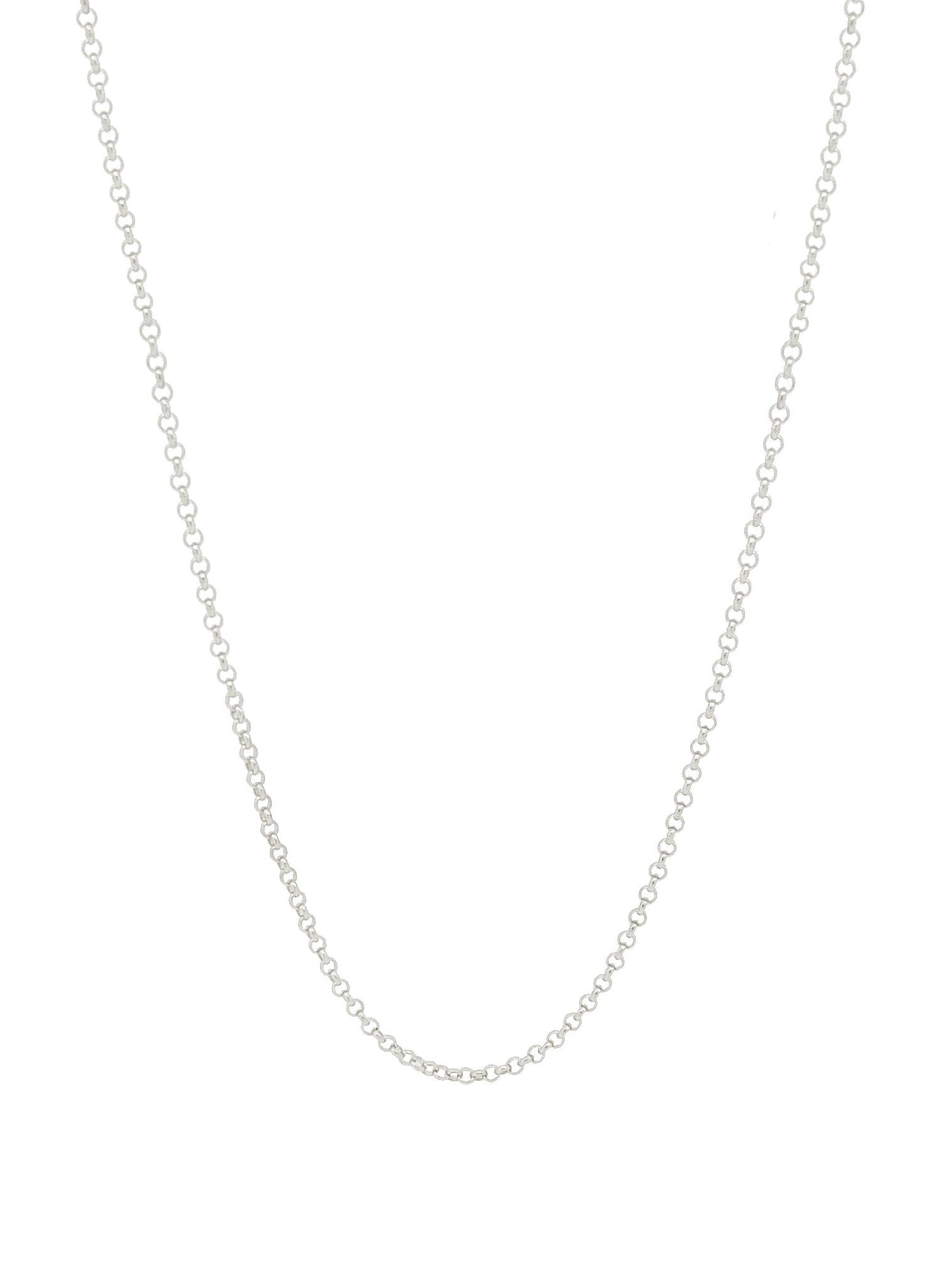 Round Belcher Necklace Chain in 925 Sterling Silver