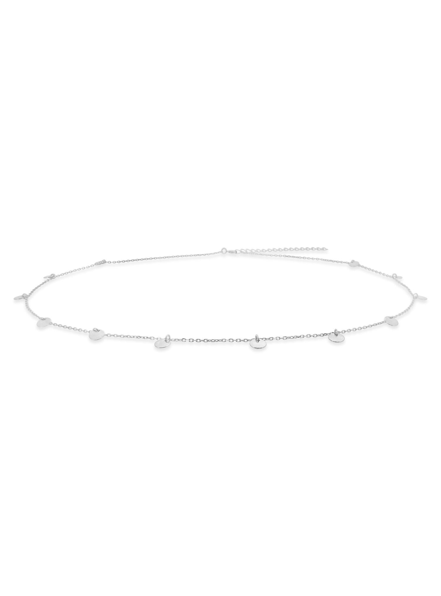 Dakota Mini Disc Coin Bracelet in Sterling Silver