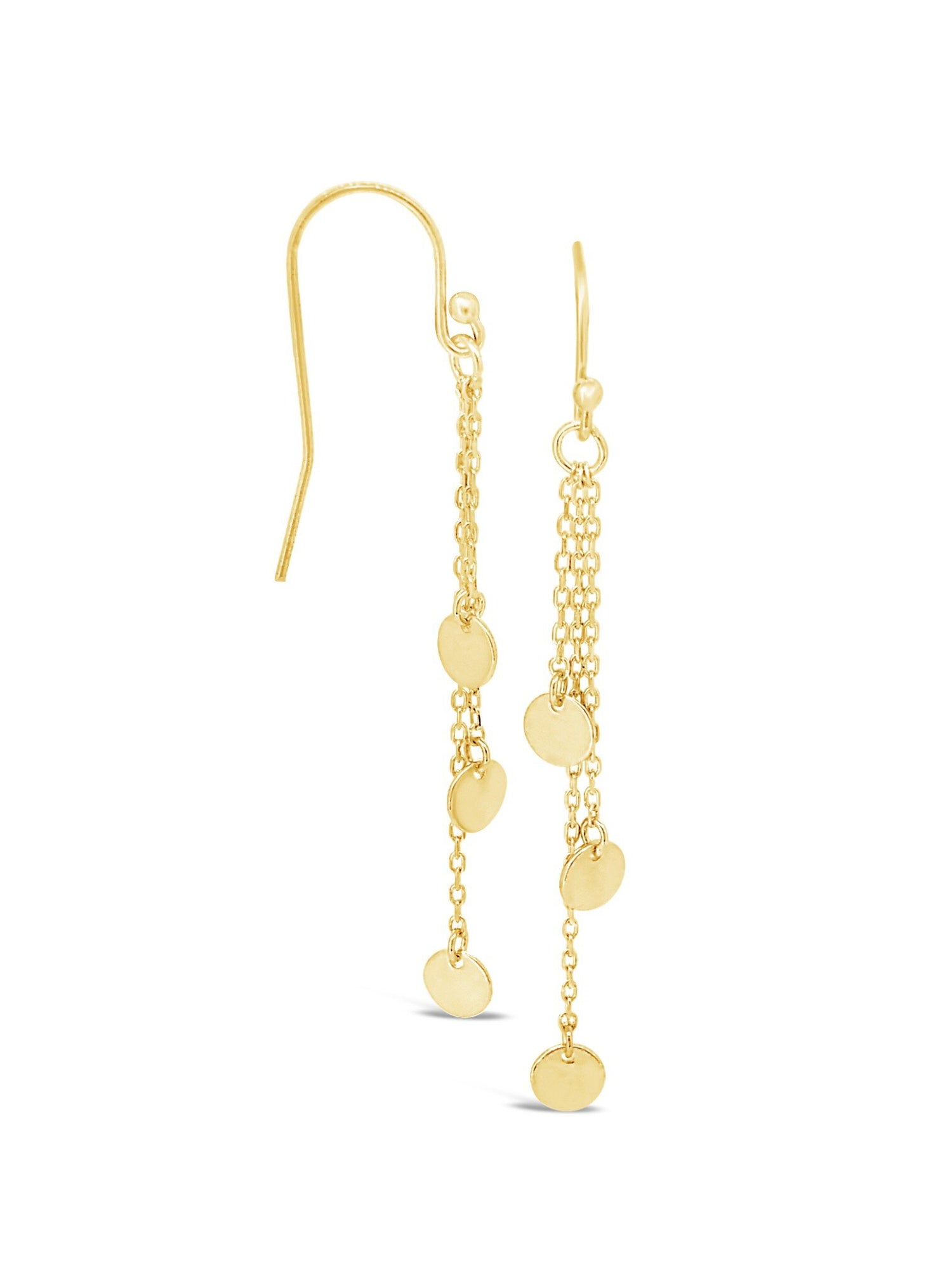 Dakota Mini Disc Coin Earrings in Gold