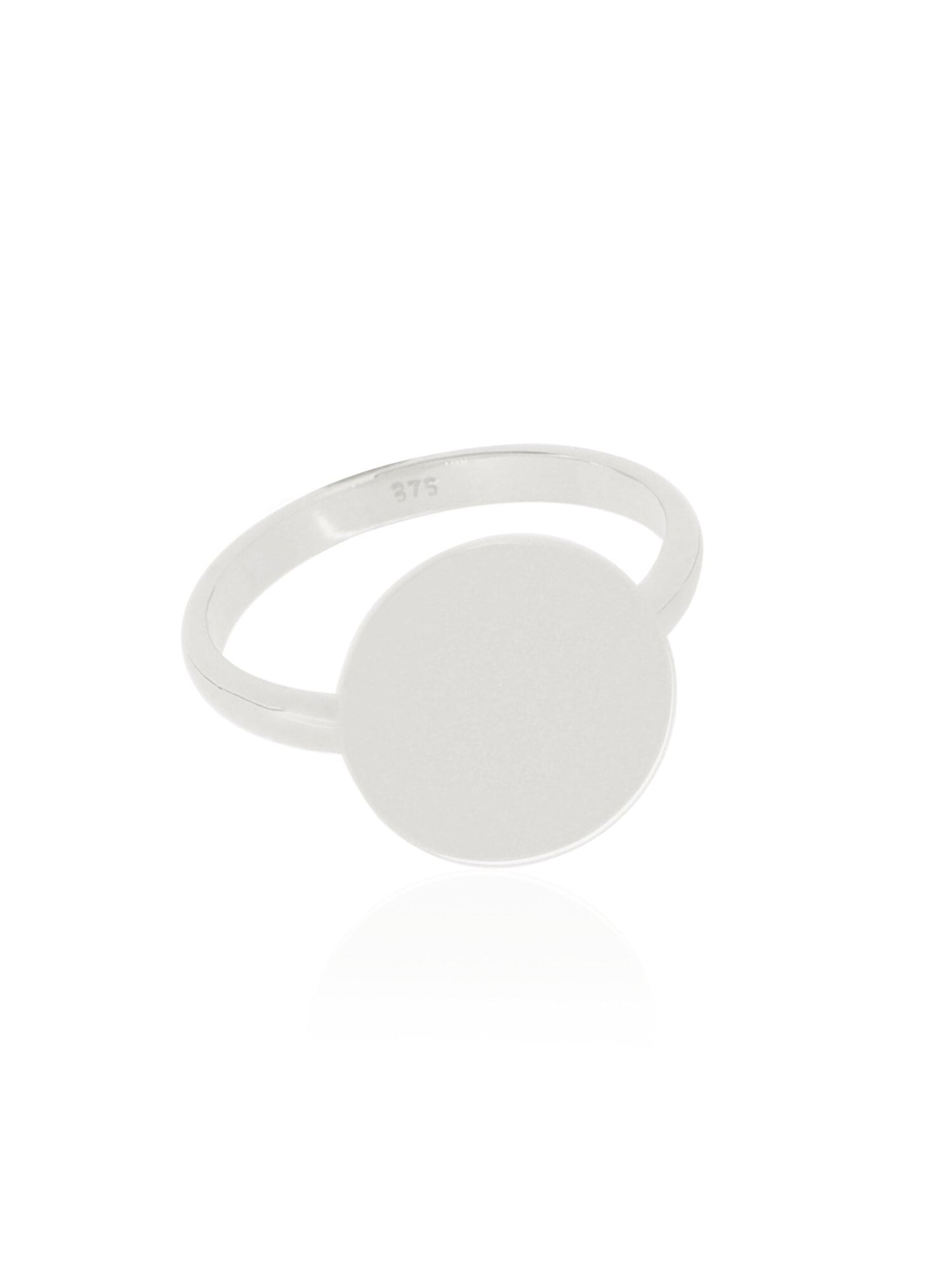Aurelia Coin Disc Ring in Sterling Silver