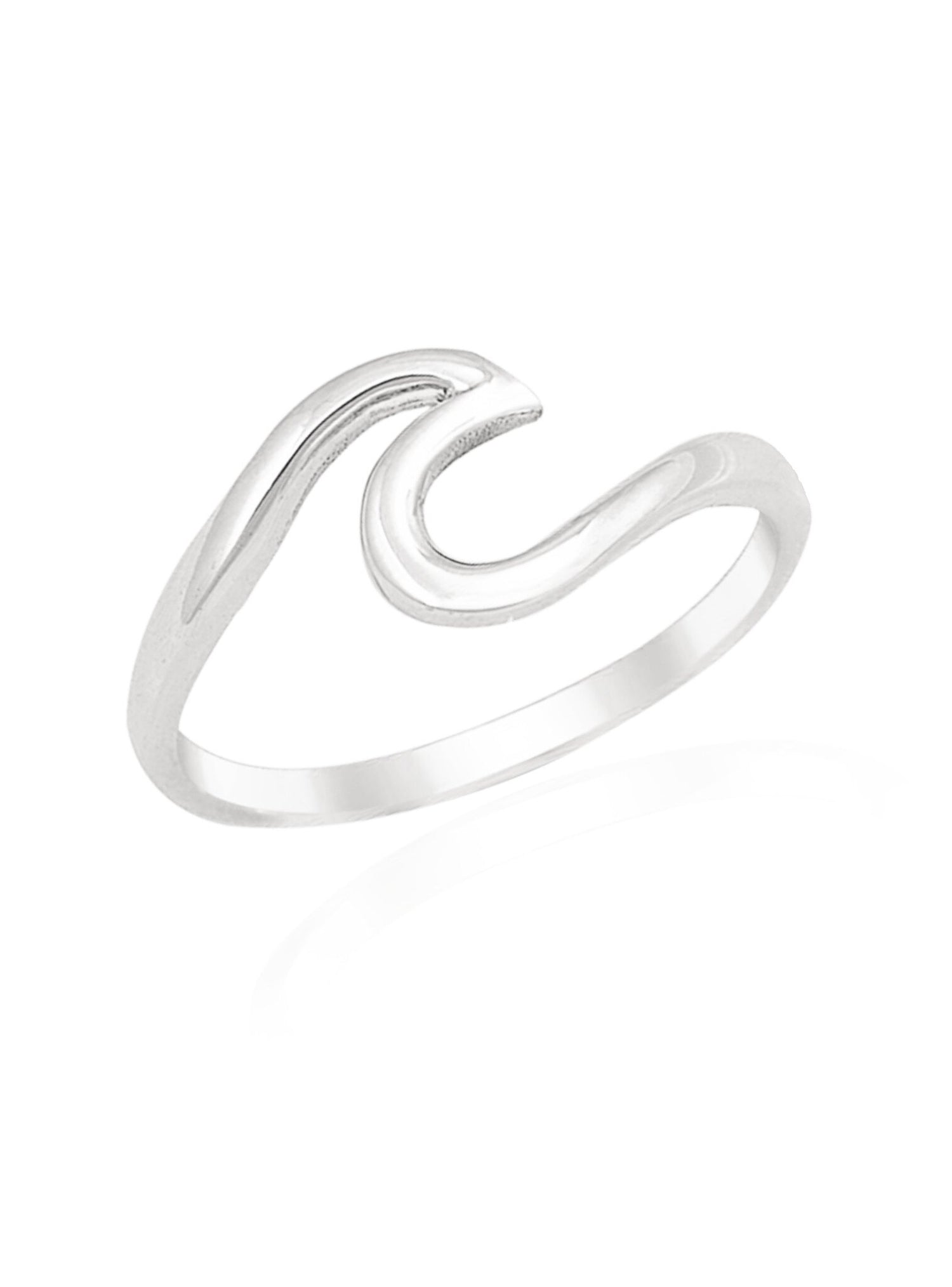 Love Britty Ocean Surf Wave Ring in Sterling Silver