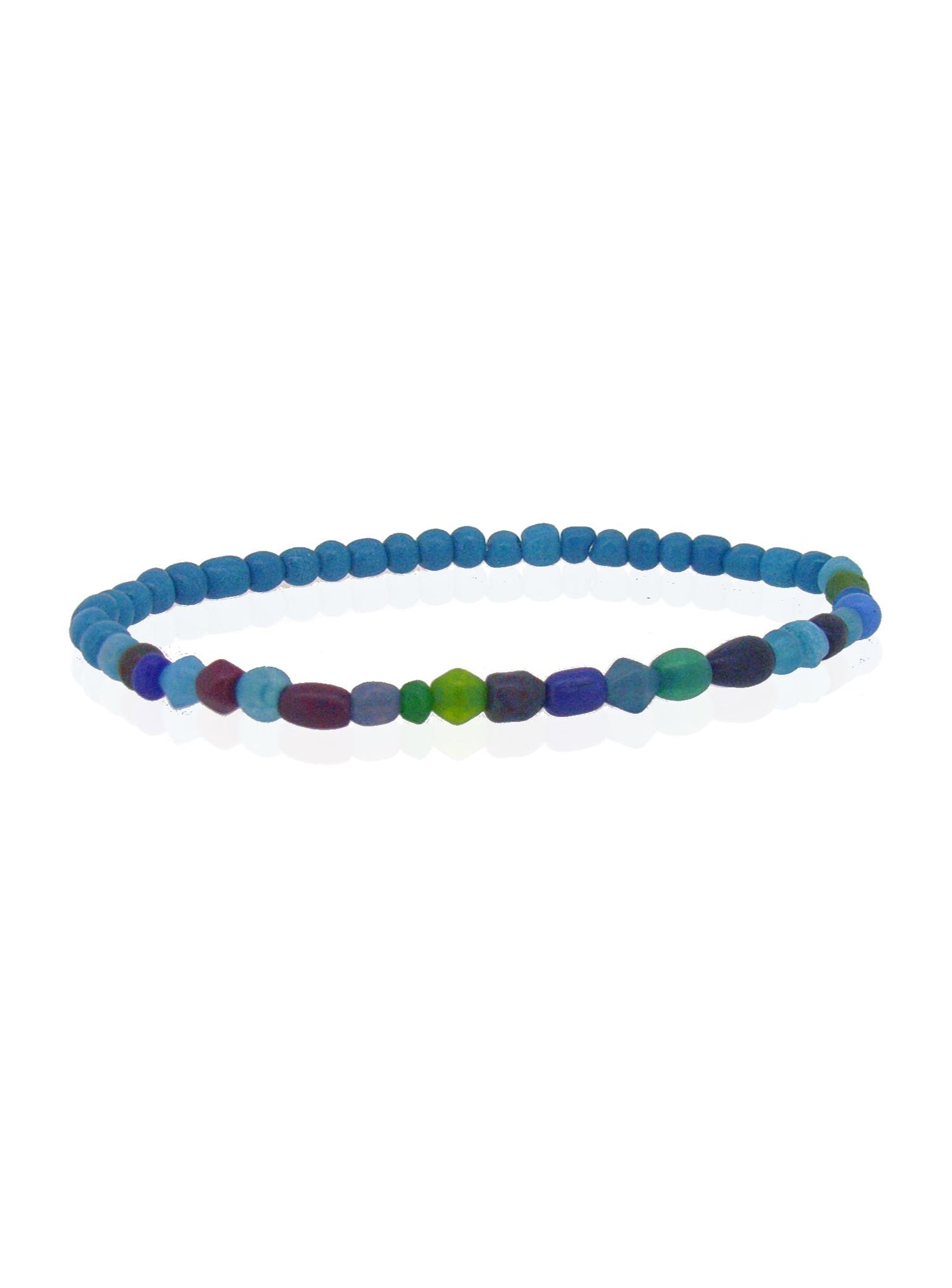 Ocean Sunset 5mm Turquoise Stretch Bracelet