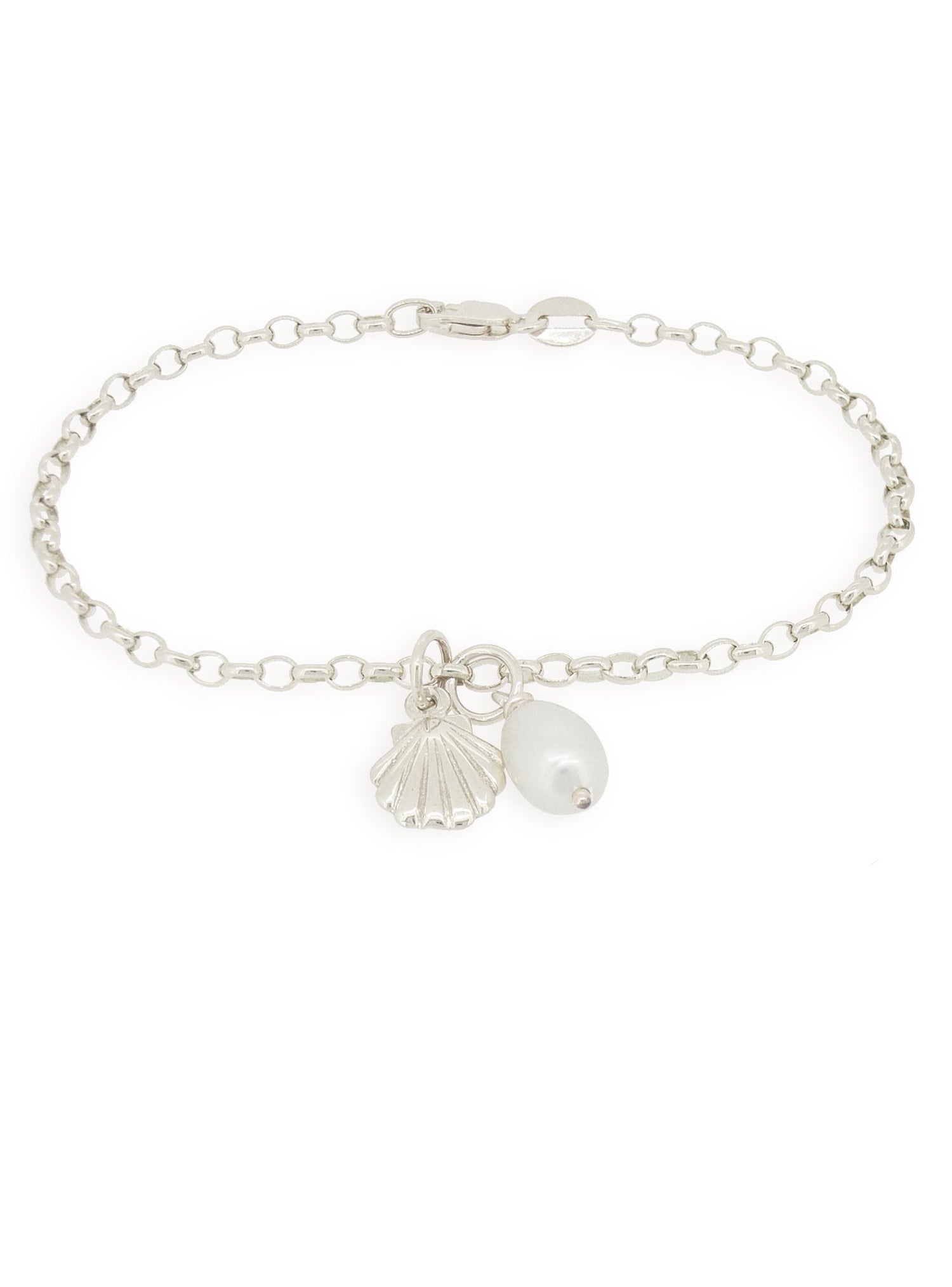 Coco Shoreline Seashell Charm Bracelet in Sterling Silver
