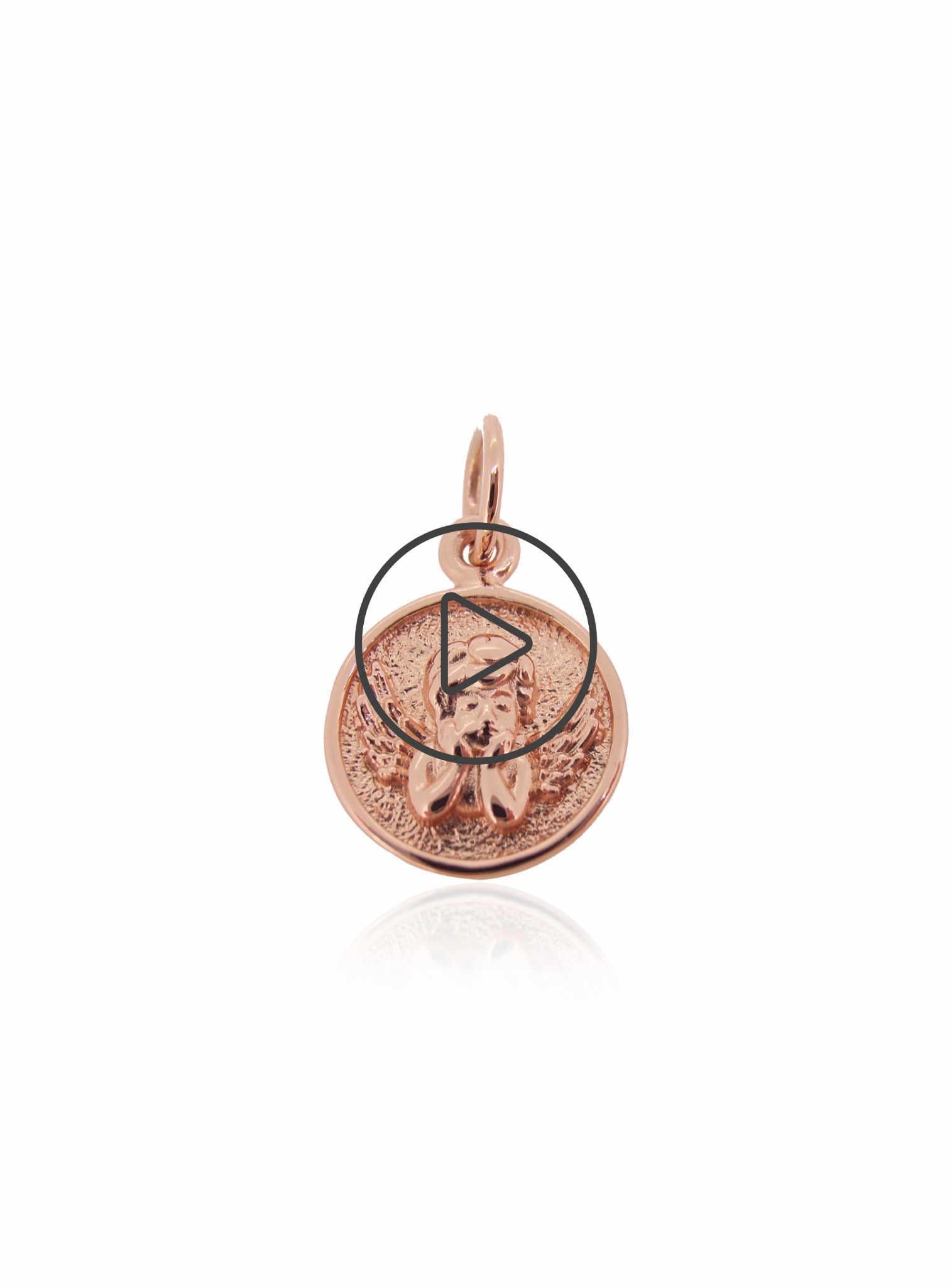 Guardian-Angel-Cherub-Medallion-Pendant-in-9ctRG