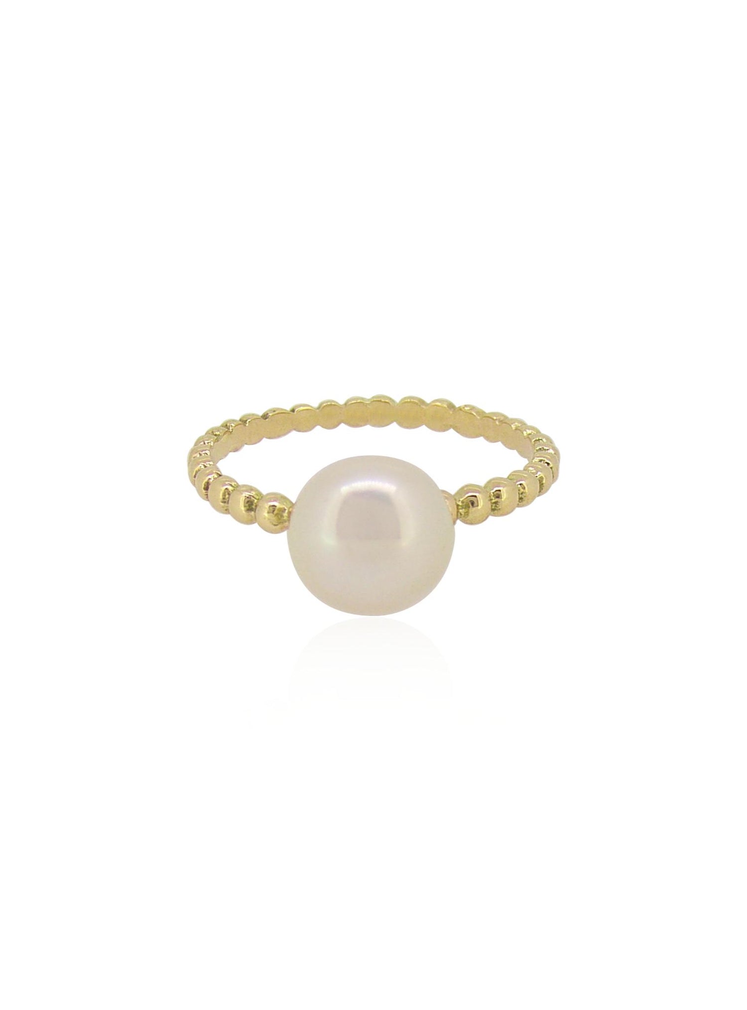 Coco Pearl Solitaire Ring in 9ct Gold