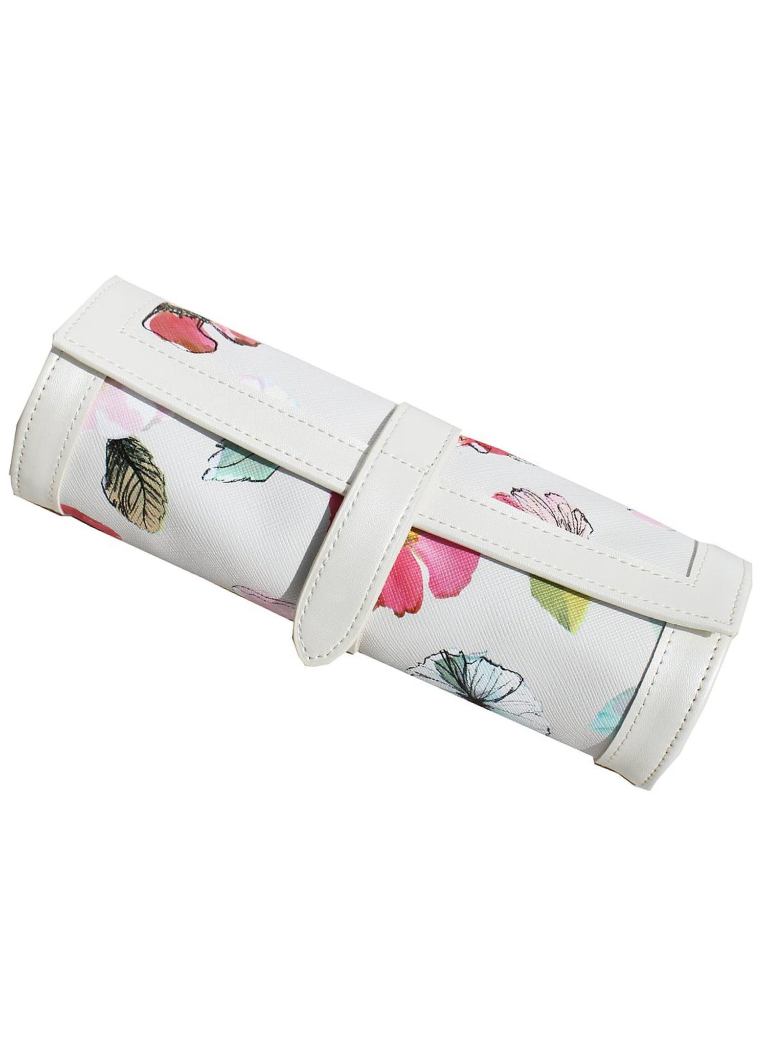 Flower Design Jewellery Travel Roll Wrap