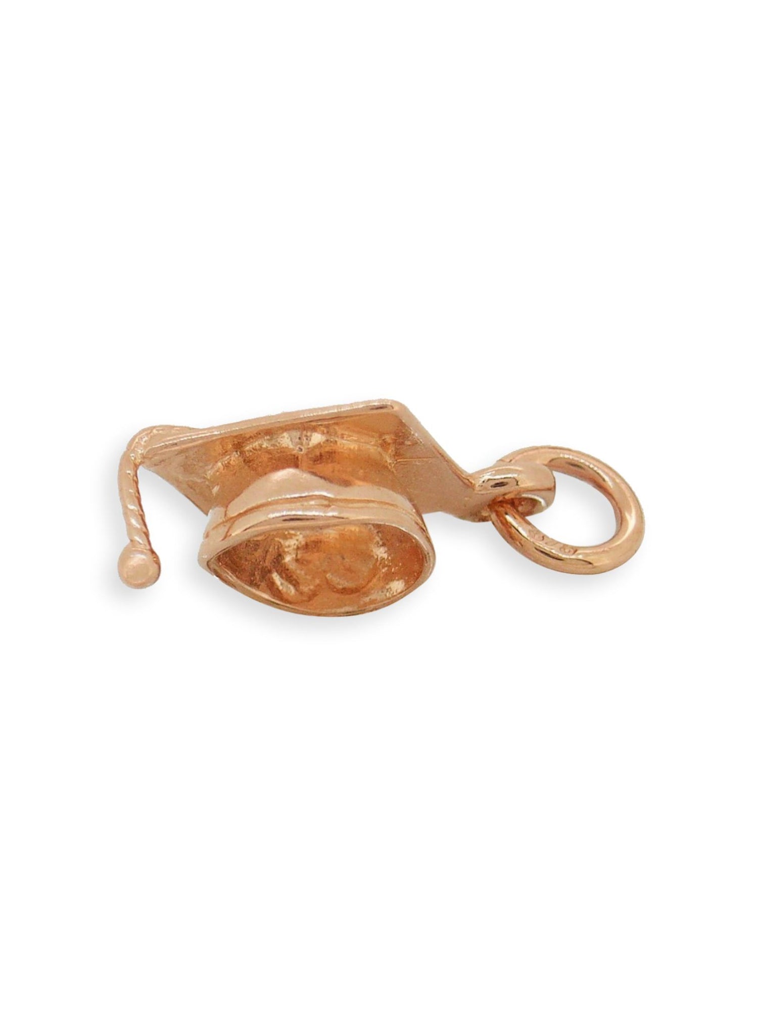 Mortar Board Graduation Hat Charm in 9ct Rose Gold
