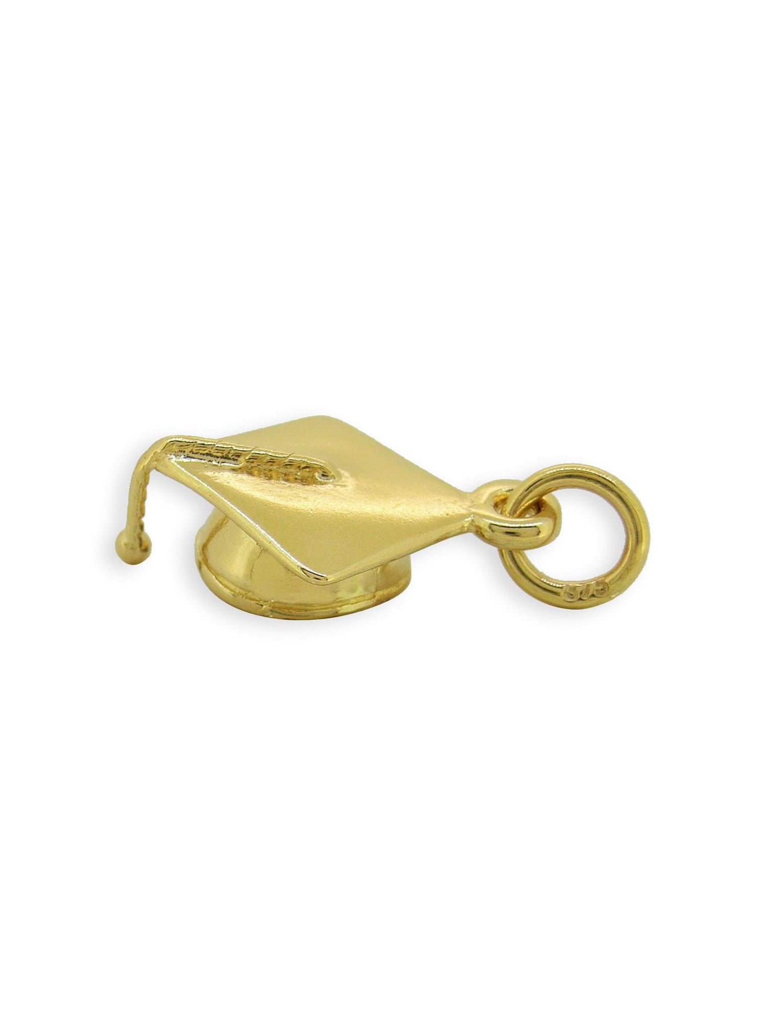 Mortar Board Graduation Hat Charm in 9ct Gold